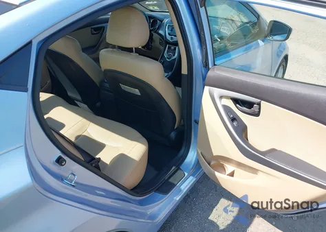 2012 Hyundai Elantra Limited (Ulsan Plant) z USA, uszkodzony, nr VIN KMHDH4AE6CU314403